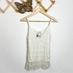 say what? boho net cami top